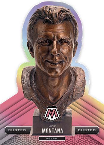 2021 Panini Mosaic Football Busted Joe Montana