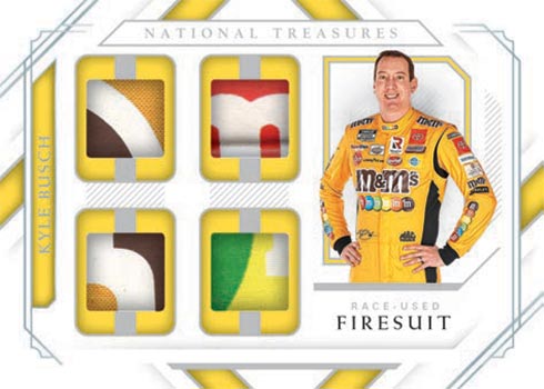 Denny Hamlin 2021 Panini National Treasures Premium Patches Midnight #3  #08/25