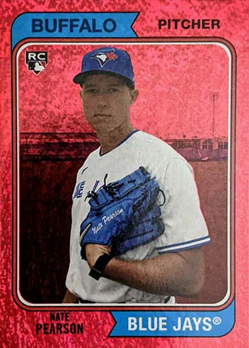  2021 Topps Heritage #302 Nate Pearson In Action NM-MT RC Rookie  Toronto Blue Jays Baseball : Collectibles & Fine Art