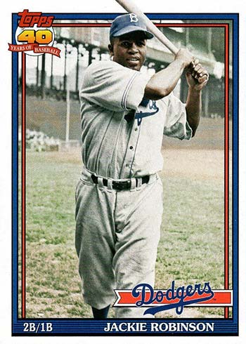 2021 Topps Archives Baseball Variations Jackie Robinson