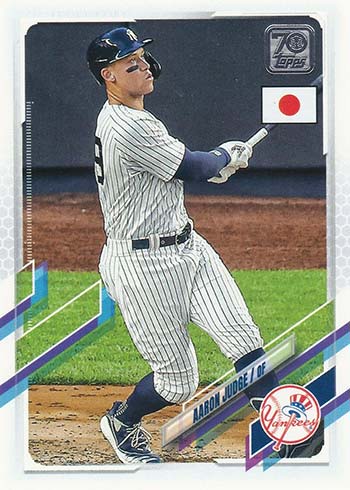 2021 Topps Baseball Japan Edition Baseball Aaron Judge