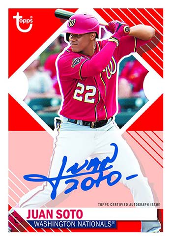 2021 Topps Brooklyn Collection Baseball Juan Soto Autograph