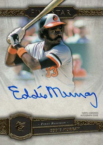 2021 Topps Five Star Baseball Eddie Murray Autograph