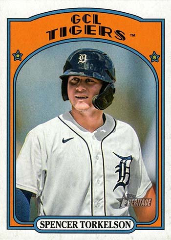 2021 Topps Heritage Minors Variations Spencer Torkelson Image