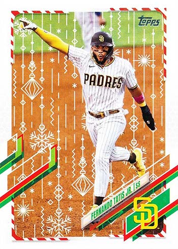 2021 Topps Holiday Kyle Lewis Seattle Mariners #HW117