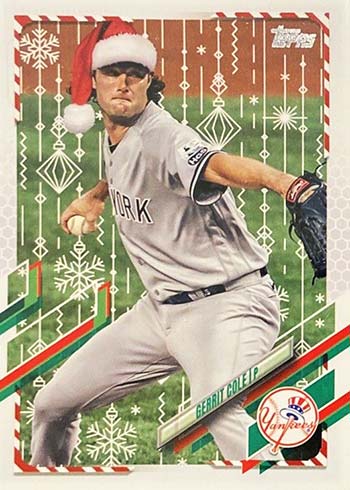 2021 Topps Holiday Baseball Variations Gerrit Cole SP