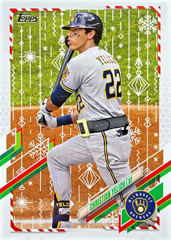 2021 Topps SSP Variation Christian Yelich (Cream Jersey Smiling) #100  Brewers