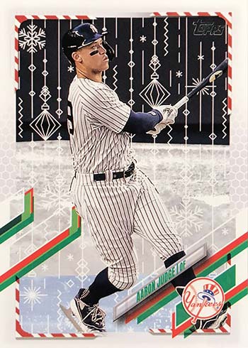 2020 Topps Holiday Aaron Judge Super Rare Variation SSSP #HW38 A