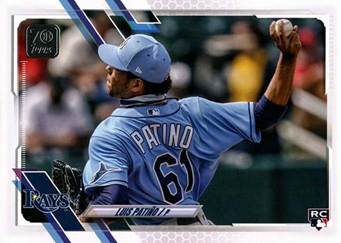 Luis Patino 2021 Topps Update Rookie #US211 Tampa Bay Rays Baseball Card