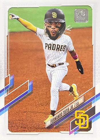 2021 Topps Update FERNANDO TATIS JR. All-Star Stiches Autograph Jersey card  /25