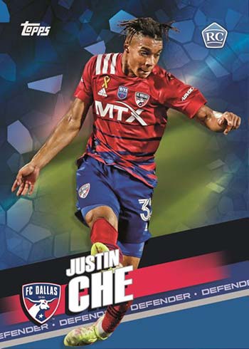 2022 Topps Finest MLS #43 Federico Navarro RC - Chicago Fire FC