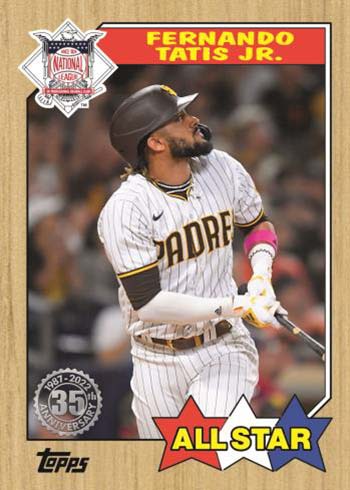 2022 Topps Series 2 Baseball 1987 Topps Baseball All-Stars Fernando Tatis Jr.