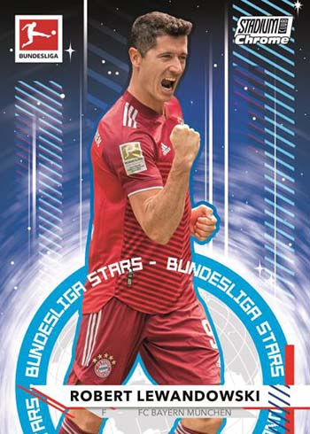 2021-22 Topps Stadium Club Chrome Bundesliga Checklist, Box Info