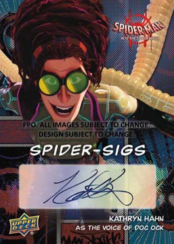 2022 Upper Deck Spider-Man: Into the Spider-Verse Checklist