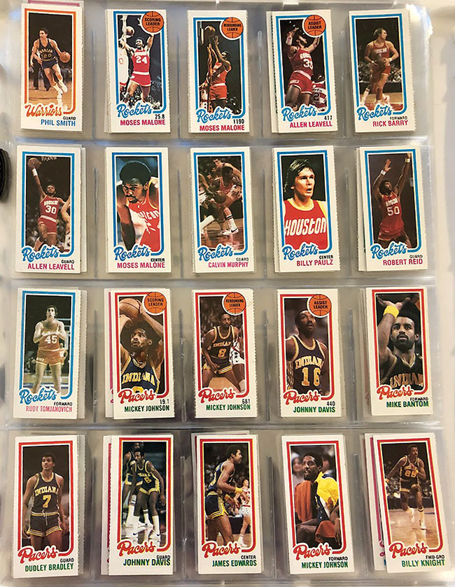 1981 Topps Basketball #63 San Diego Clippers Team Leaders NM *d16