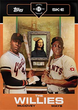 Topps Project70 Willie McCovey / Willie Mays by DJ Skee