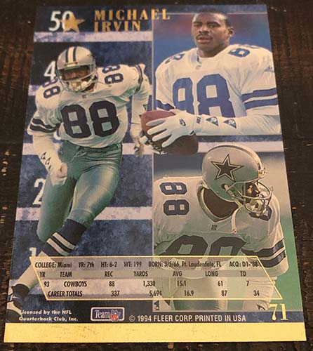 : Football NFL 1994 Fleer Ultra #236 Ronnie Lott #236 NM