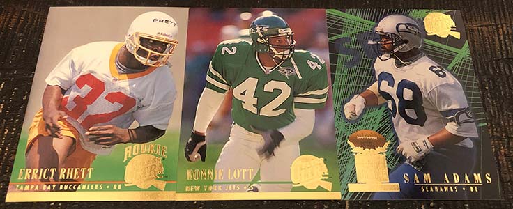 1994 Ultra Football First Rounders #1 Sam Adams Seattle Seahawks