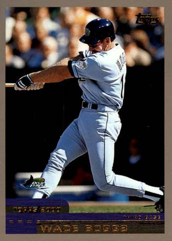 Wade Boggs 2021 Topps Series 1 #PDC-20 Platinum Players Die Cut Card