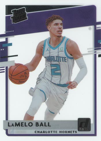 2020-21 Clearly Donruss LaMelo Ball Rookie Card