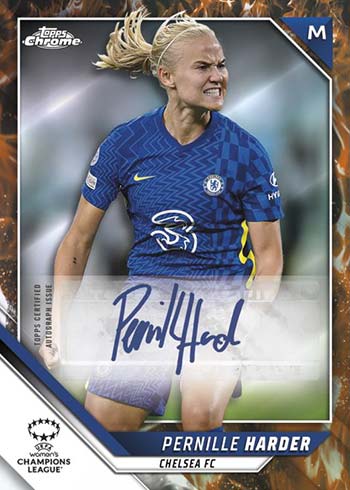 2021/22 Topps Chrome UEFA Women's Champions League Soccer HOBBY box (18  pks/bx) : Collectibles & Fine Art 