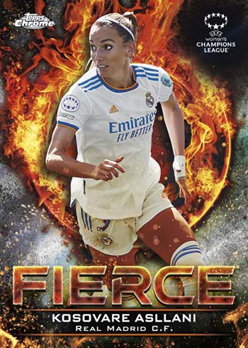 2021-22 Topps Chrome UEFA Women's Champions League Checklist, Info