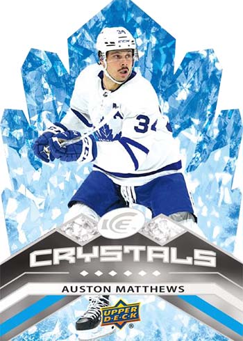 2021-22 Upper Deck Ice Hockey Ice Crystals Auston Matthews