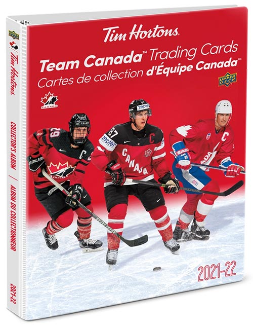 2021-22 Upper Deck Tim Hortons Team Canada Hockey Binder