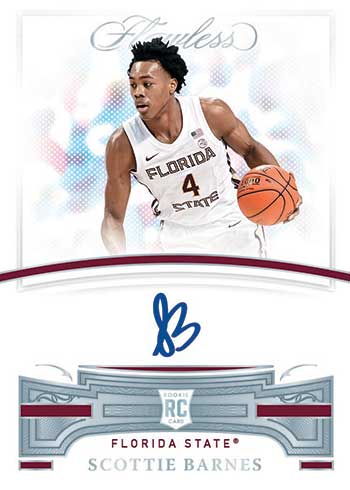 2021 Panini Flawless Collegiate Basketball Rookie Autographs Scottie Barnes