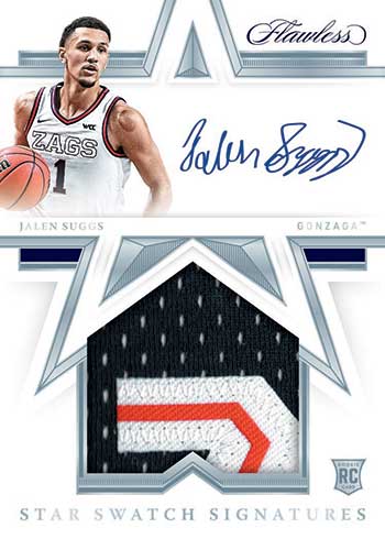 2021 Panini Flawless Collegiate Basketball Checklist, Hobby Box Info