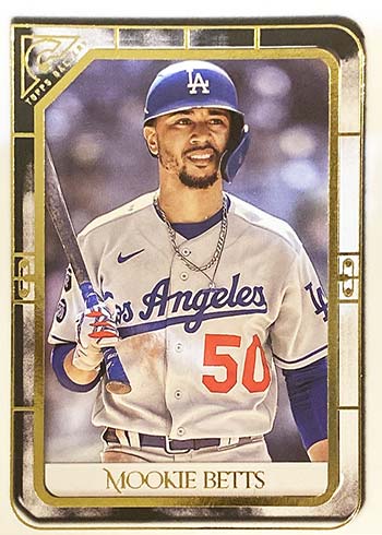 2021 Topps Archives #136 Mookie Betts NM-MT Los Angeles Dodgers  Baseball : Collectibles & Fine Art