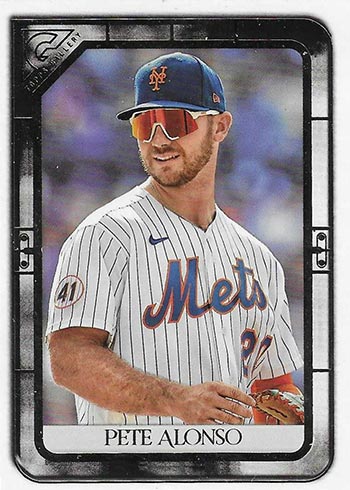  2021 TOPPS Now Encased PETE ALONSO Player Worn Sock