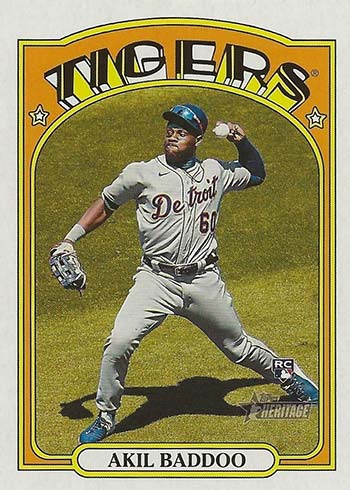  2021 Topps Heritage High Number #540 Akil Baddoo Detroit Tigers  Rookie Baseball Card : Sports & Outdoors