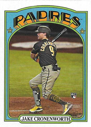  Baseball MLB 2021 Topps Heritage High Number #641 Jake  Cronenworth NM Near Mint RC Rookie Padres : Everything Else