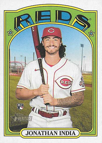 2021 Topps Heritage High Number Chrome /999 Andres Gimenez #569 Rookie RC
