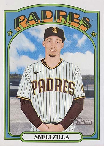 BLAKE SNELL 2016 Topps Heritage #705 High Number Short Print SP