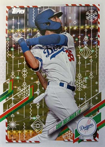 Cody Bellinger - 2021 Topps MLB Holiday Card #6 - PR: 518