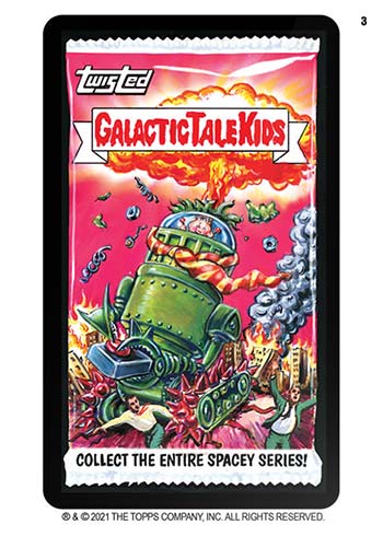 Attacky Packages Glow in the Dark Card G3 