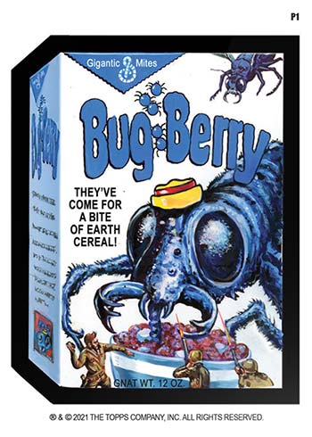 2020 Topps Mars Attacks Wacky Packages-On Demand #20 Coupon # Marsketeers #8 
