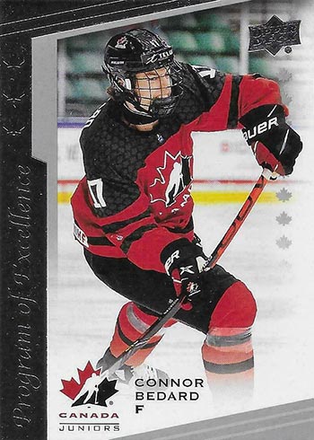  2023 CONNOR BEDARD HOCKEY ROOKIE CARD NM-MINT UPPER DECK #1 NHL  FUTURE STAR AND #1 PICK : Collectibles & Fine Art