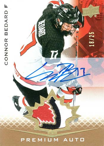 Upper Deck Announces Exclusive Autograph Trading Card Deal with Number One  NHL Draft™ Pick Connor Bedard