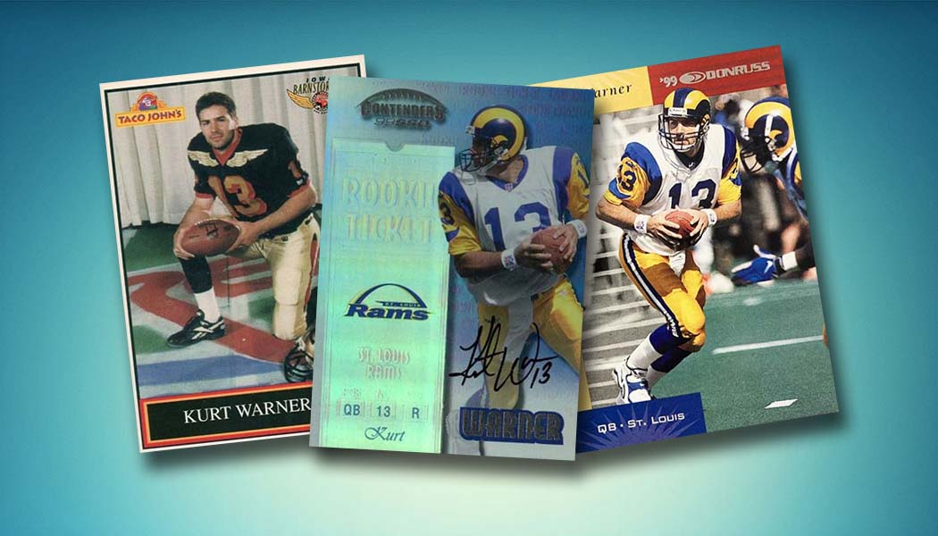 Kurt Warner Super Bowl MVP Gold Signature /3400 St Louis Rams