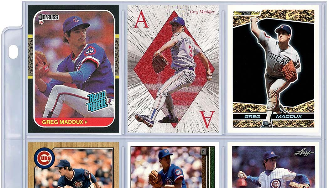 One-Sheet Collections: 9 Great Greg Maddux Chicago Cubs Cards