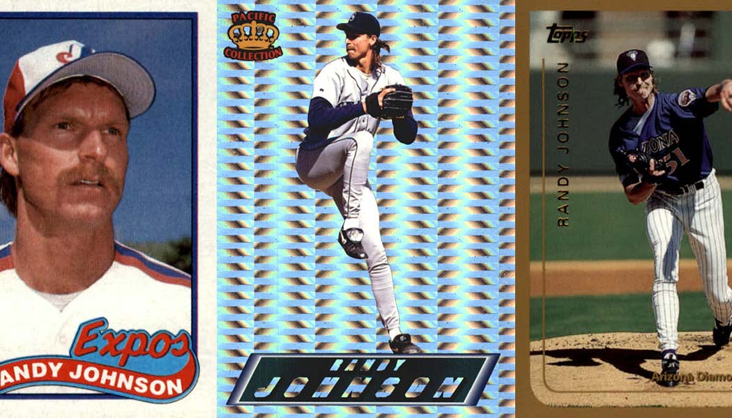 The First Randy Johnson Baseball Card Was a Blank Slate … Just