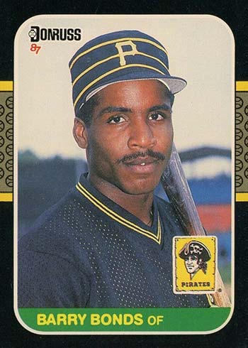 1987 Barry Bonds Topps RC Rookie Baseball Card #320 | Multiple Errors