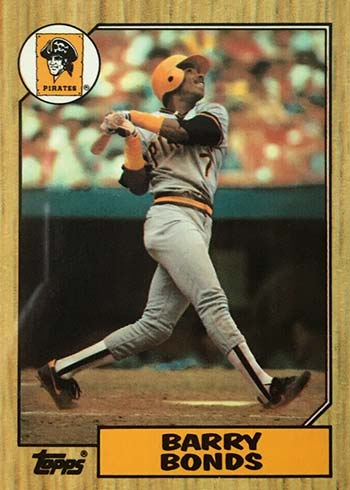 1987 Topps Tiffany Barry Bonds