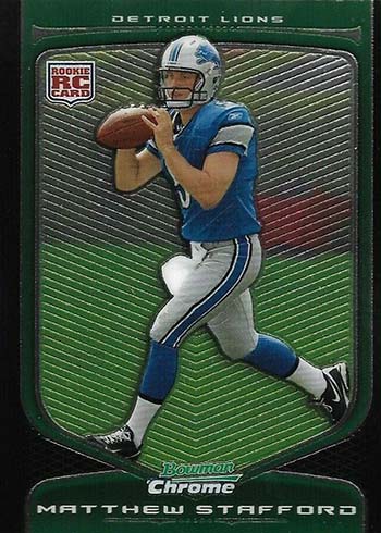 MATT STAFFORD MATTHEW Panini CHROME FOIL RAMS Jersey #9 RARE TICKET STUB  INSERT