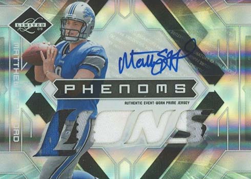 2009 Donruss NFL Draft Helmets Matthew Stafford RC #DRAFT-MS - Legends Fan  Shop