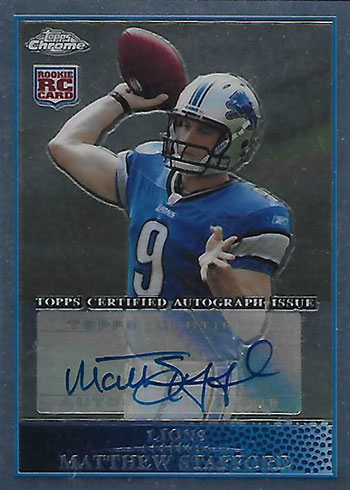 Matthew Stafford Rookie Cards Guide, Top List, Best Autographs