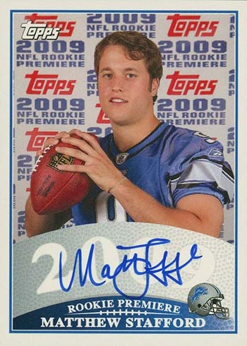 Matthew Stafford Rookie Cards Guide, Top List, Best Autographs